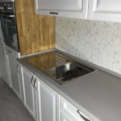 Столешница из украинского кварцита Atem Grey 0003