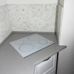 Столешница из украинского кварцита Atem Grey 0003